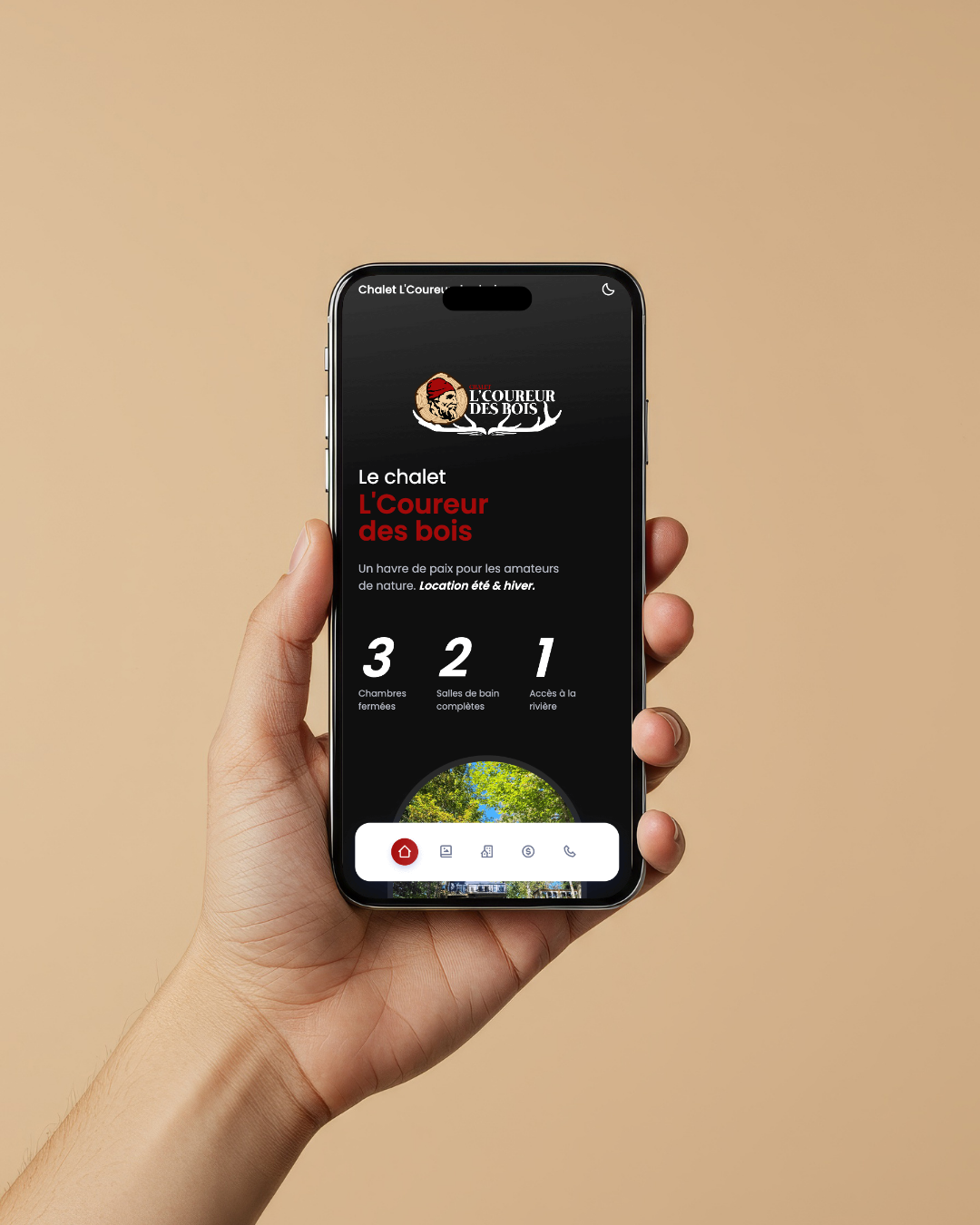 Version mobile du site