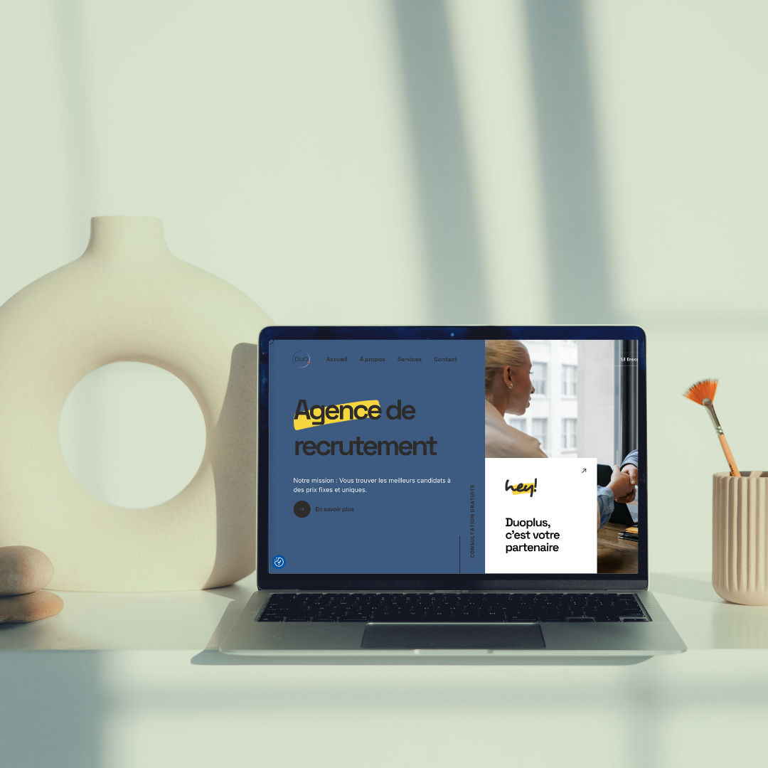 Version desktop du site Duo Plus