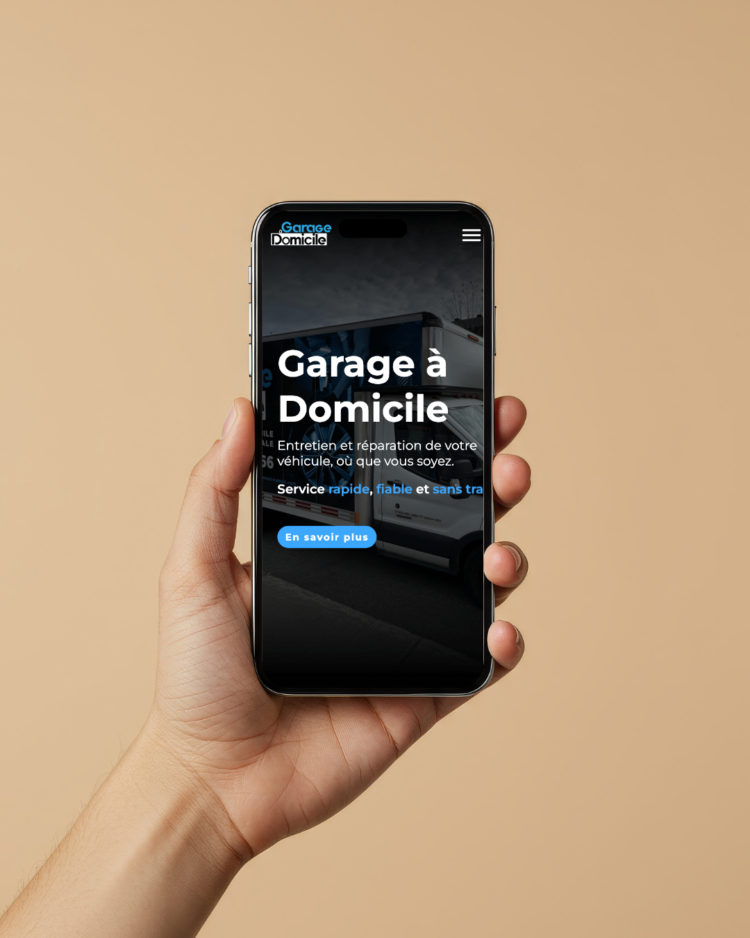 Version mobile du site