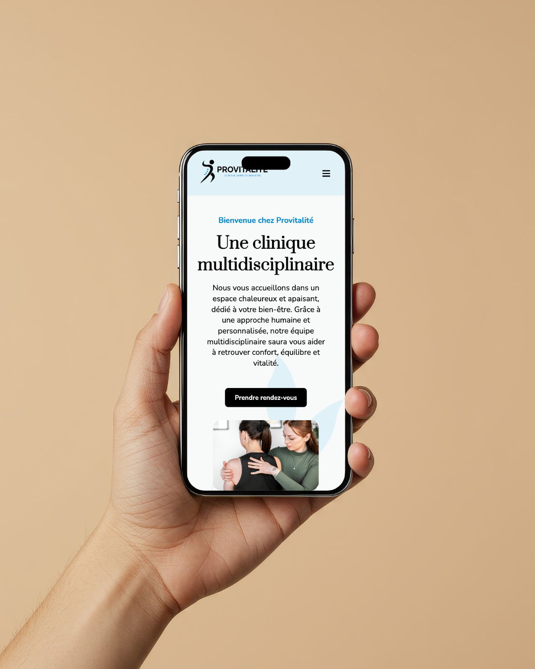 Version mobile du site